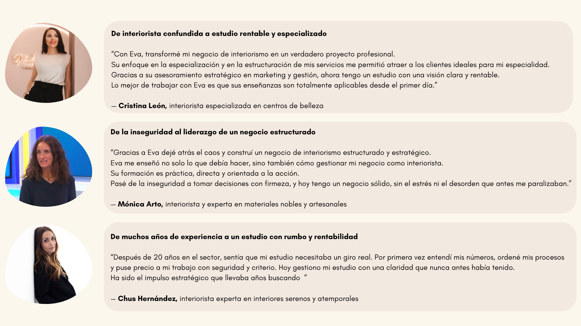 Testimonios alumnas PRISMA